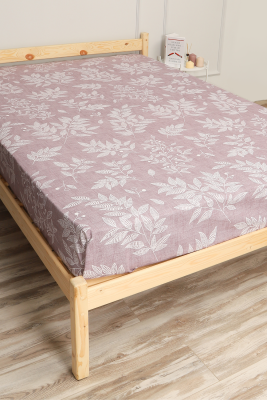 Простыня бязь ГОСТ Вишневый сад сиреневый