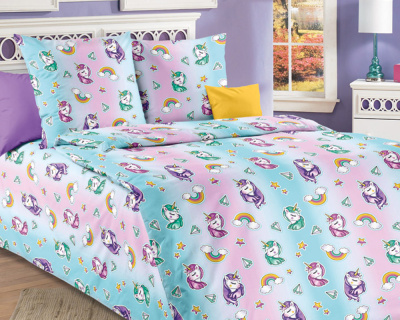 Постельное белье Млечный путь 1 Перкаль мультиколор