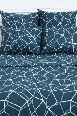 Пододеяльник перкаль Квест морская волна